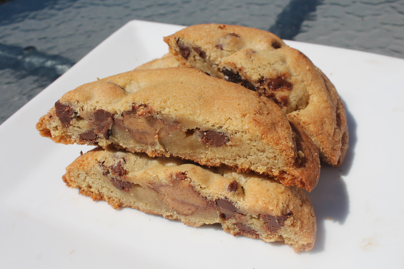 Chocolate Chip Stuffed Peanut Butter Cup Cookie, Stuffed Cookies